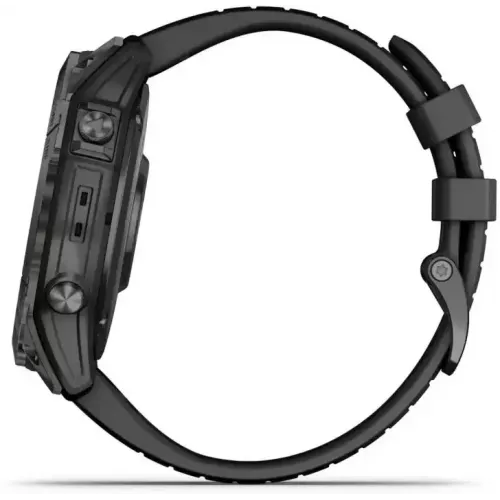 Умные часы Garmin Epix Pro Gen 2 Sapphire 47 мм (карбоново-серый титан/черный, с кожаным и силиконовым ремешками)