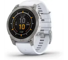 Умные часы Garmin Epix Pro Gen 2 Sapphire 47 мм (титан/белый камень)