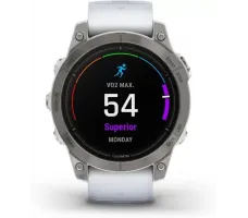 Умные часы Garmin Epix Pro Gen 2 Sapphire 47 мм (титан/белый камень)