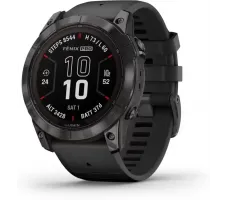 Умные часы Garmin Fenix 7X Pro Sapphire Solar (карбоново-серый титан/черный)