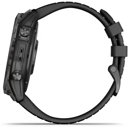 Умные часы Garmin Fenix 7X Pro Sapphire Solar (карбоново-серый титан/черный)