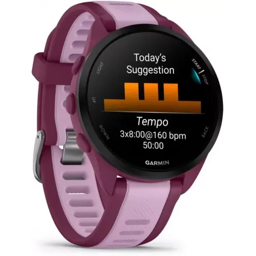 Умные часы Garmin Forerunner 165 Music (ягода/сирень)