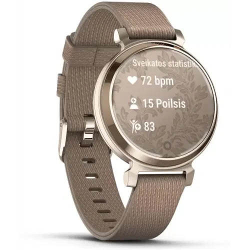 Умные часы Garmin Lily 2 Classic (кремовое золото/кофе)