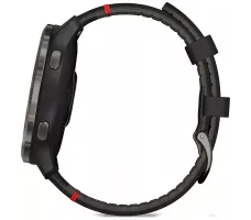 Умные часы Garmin Venu 2 (нержавеющая сталь/черный кожаный)