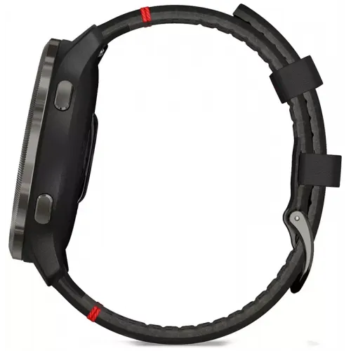 Умные часы Garmin Venu 2 (нержавеющая сталь/черный кожаный)