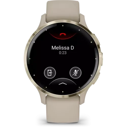 Умные часы Garmin Venu 3S (френч-грей, с силиконовым ремешком)