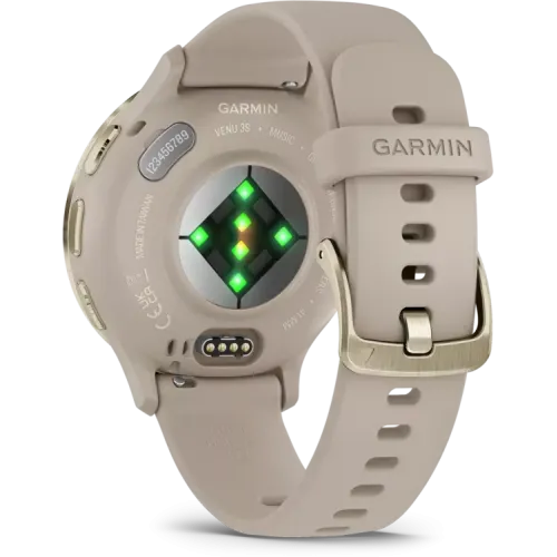 Умные часы Garmin Venu 3S (френч-грей, с силиконовым ремешком)