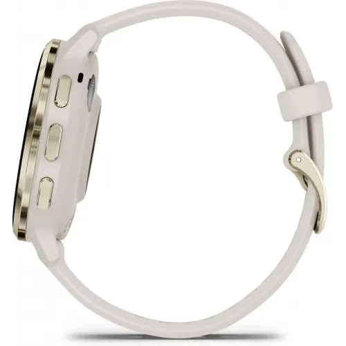 Умные часы Garmin Venu 3S (слоновая кость, с силиконовым ремешком)