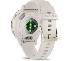 Умные часы Garmin Venu 3S (слоновая кость, с силиконовым ремешком)