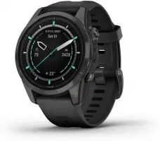 Умные часы Garmin Epix Pro Gen 2 Sapphire 42 мм (карбоново-серый титан/черный)