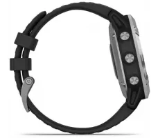 Умные часы Garmin Fenix 6 Solar 47 мм (серебристый/черный)