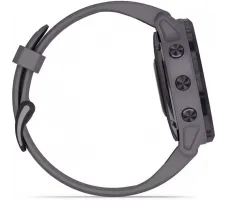 Умные часы Garmin Fenix 6S Pro Solar 42 мм (аметистовая сталь, силикон)