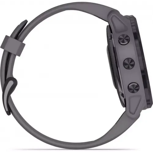 Умные часы Garmin Fenix 6S Pro Solar 42 мм (аметистовая сталь, силикон)