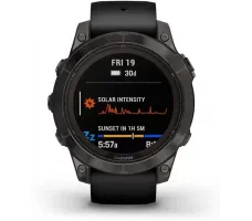 Умные часы Garmin Fenix 7 Pro Sapphire Solar (карбоново-серый титан/черный)