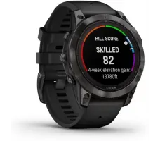 Умные часы Garmin Fenix 7 Pro Sapphire Solar (карбоново-серый титан/черный)