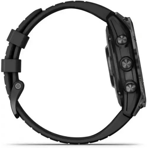 Умные часы Garmin Fenix 7 Pro Sapphire Solar (карбоново-серый титан/черный)