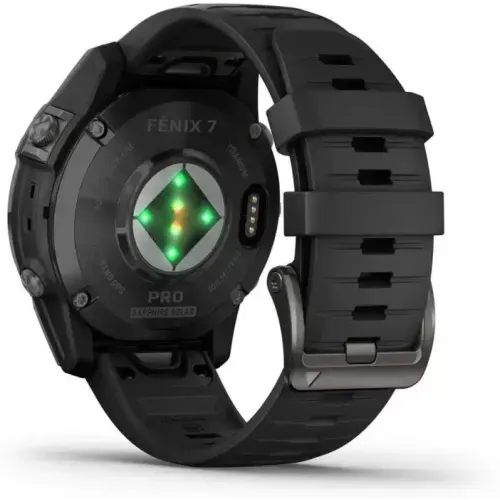Умные часы Garmin Fenix 7 Pro Sapphire Solar (карбоново-серый титан/черный)