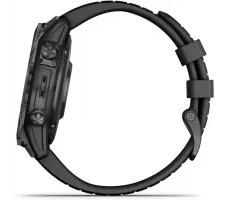 Умные часы Garmin Fenix 7 Pro Sapphire Solar (карбоново-серый титан/черный)