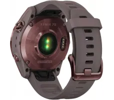 Умные часы Garmin Fenix 7S Sapphire Solar 42 мм (темно-бронзовый титан/сланцевый)