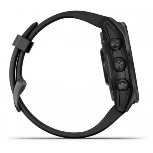 Умные часы Garmin Fenix 7S Solar 42 мм (сланцево-серый/черный)