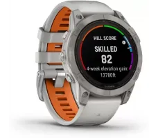 Умные часы Garmin Fenix 7X Pro Sapphire Solar (титан/оранжевый)