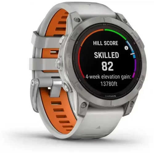 Умные часы Garmin Fenix 7X Pro Sapphire Solar (титан/оранжевый)