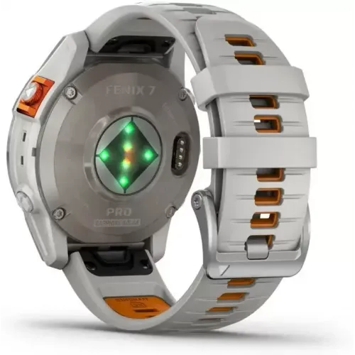 Умные часы Garmin Fenix 7X Pro Sapphire Solar (титан/оранжевый)