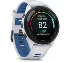 Умные часы Garmin Forerunner 265 (белый камень/синий)