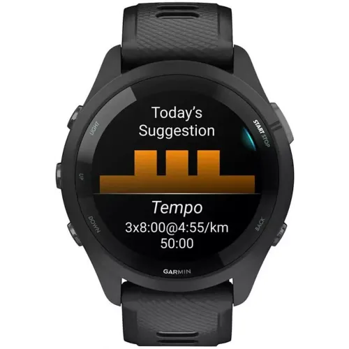 Умные часы Garmin Forerunner 265 (черный/пудрово-серый)