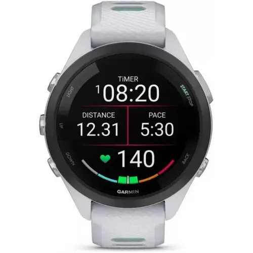 Умные часы Garmin Forerunner 265S (белый камень/нео-тропик)