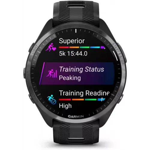Умные часы Garmin Forerunner 965 (черный/серый)