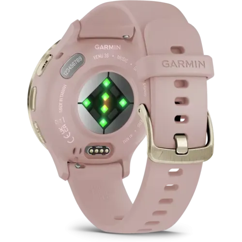Умные часы Garmin Venu 3S (розовый, с силиконовым ремешком)