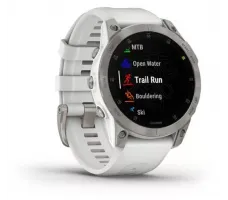 Умные часы Garmin Epix Sapphire Gen 2 (серебристый титан/белый)