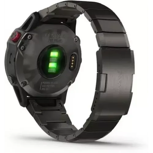 Умные часы Garmin Fenix 6 Pro Solar 47 мм (титановый карбоново-серый, титан)