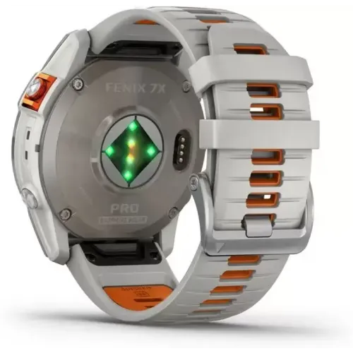 Умные часы Garmin Fenix 7 Pro Sapphire Solar (титан/оранжевый)