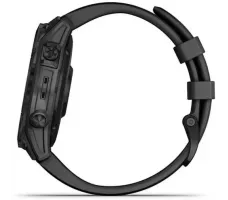 Умные часы Garmin Fenix 7 Sapphire Solar 47 мм (черный титан/черный)
