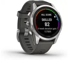 Умные часы Garmin Fenix 7S Pro Solar (серебро/графит)