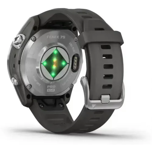 Умные часы Garmin Fenix 7S Pro Solar (серебро/графит)
