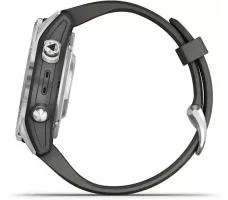 Умные часы Garmin Fenix 7S Pro Solar (серебро/графит)