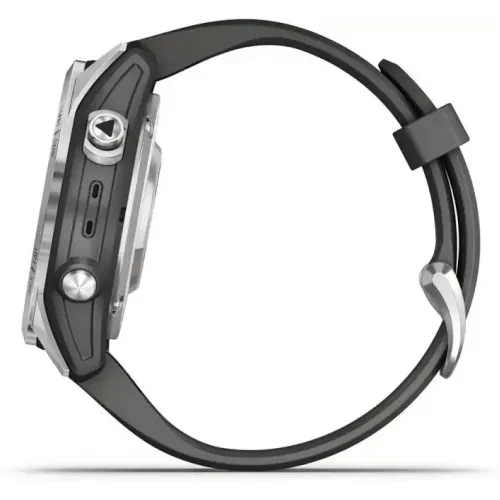 Умные часы Garmin Fenix 7S Pro Solar (серебро/графит)
