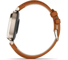 Умные часы Garmin Lily 2 Classic (кремовое золото/коричневый)