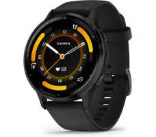 Умные часы Garmin Venu 3 (черный, с кожаным ремешком)