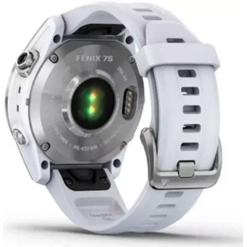 Умные часы Garmin Fenix 7S 42 мм (серебристый/белый)