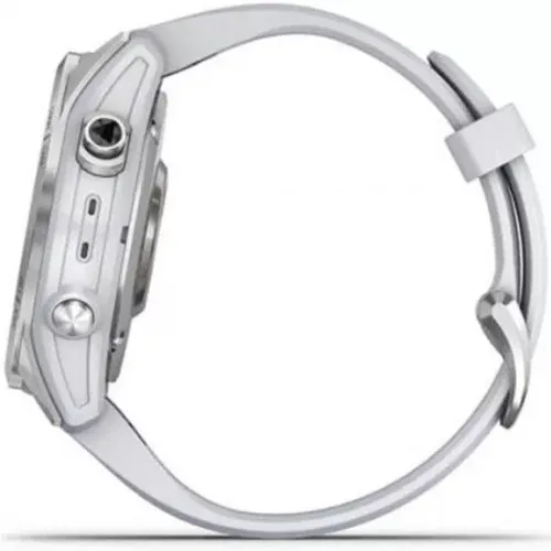 Умные часы Garmin Fenix 7S 42 мм (серебристый/белый)