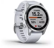 Умные часы Garmin Fenix 7S 42 мм (серебристый/белый)