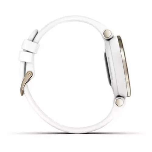 Умные часы Garmin Lily (кремово-золотистый/силиконовый ремешок)