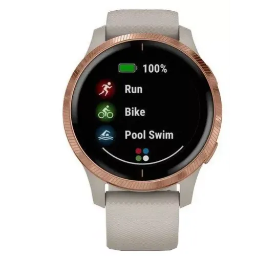 Умные часы Garmin Venu Rose Gold/Light Sand