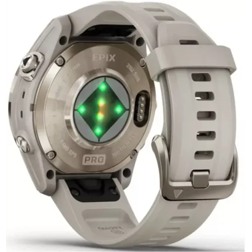 Умные часы Garmin Epix Pro Gen 2 Sapphire 42 мм (мягкое золото/песок)