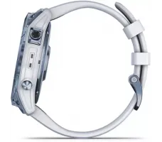 Умные часы Garmin Fenix 7X Sapphire Solar 51 мм (голубой минерал/белый камень)