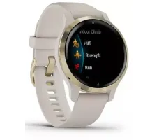 Умные часы Garmin Venu 2S (светло-золотистый/бежевый)